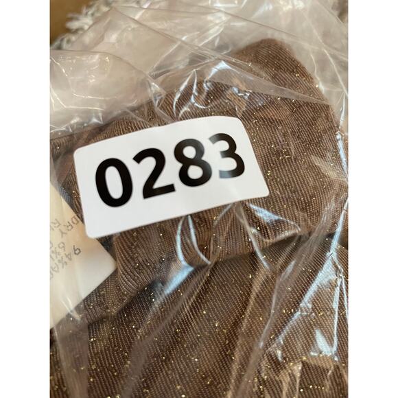 Vintage Womens Dress Sz S Forest Fairy Sparkle Glitter Stretchy Holiday Boho - Picture 14 of 14